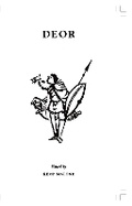 Cover: Deor - University of Exeter Press