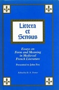 Cover: Littera Et Sensus - University of Exeter Press