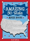 Cover: The Amazing 50 State Maze Book - Price Stern Sloan Publishers Inc.,U.S.