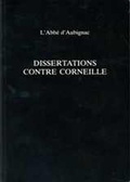 Cover: Dissertations Contre Corneille - University of Exeter