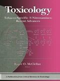 Cover: Critical Reviews in Toxicology Special Issue Tobacco Specific Nitrosamines Recent Advances - CRC Press