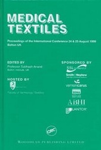 Enlarge image Cover: Medical Textiles - CRC Press