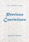 Cover: Previous Convictions and the End of the Millennium Quakerism - Quaker Books