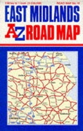 Cover: The East Midlands Road Map - Geographers' A-Z Map Co Ltd