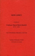 Cover: 'Mein Leben'. A Reading - Institute of Modern Languages Research