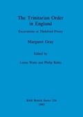 Cover: The Trinitarian Order in England - BAR Publishing