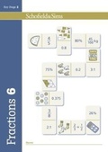 Cover: Fractions, Decimals and Percentages Book 6 (Year 6, Ages 10-11) - Schofield & Sims Ltd