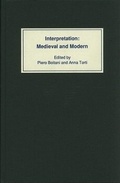 Cover: Interpretation: Medieval and Modern - D.S. Brewer