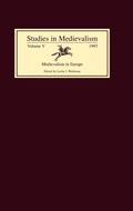 Cover: Studies in Medievalism V - D.S. Brewer