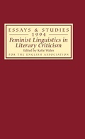 Cover: Feminist Linguistics in Literary Criticism - D.S. Brewer
