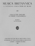 Cover: Collected English Lutenist Partsongs I - Stainer & Bell Ltd