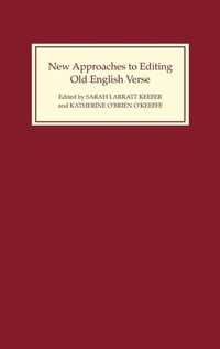 Enlarge image Cover: New Approaches to Editing Old English Verse - D.S. Brewer