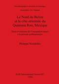 Cover: Le Nord de Belize et la cote orientale du Quintana Roo Mexique - BAR Publishing