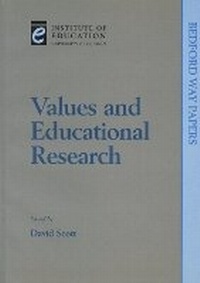 Enlarge image Cover: Values and Educational Research - Institute of Education