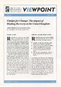 Enlarge image Cover: Catalyst for Change - Institute of Education