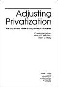 Cover: Adjusting Privatization - James Currey