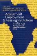 Cover: Adjustment, Employment and Missing Institutions in Africa - James Currey