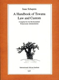 Cover: A Handbook of Tswana Law and Custom - James Currey