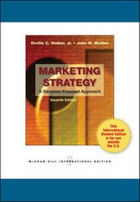 Enlarge image Cover: Marketing Strategy: A Decision Focused Approach - McGraw-Hill Professional