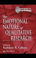 Cover: The Emotional Nature of Qualitative Research - CRC Press