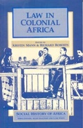 Cover: Law in Colonial Africa - James Currey
