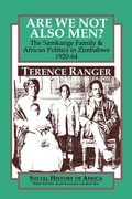 Cover: Are We Not Also Men? - James Currey