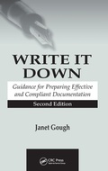 Cover: Write It Down - CRC Press