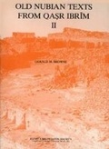 Cover: Old Nubian Texts from Qasr Ibrim: Pt. 2 - Egypt Exploration Society