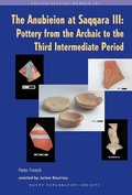 Cover: The Anubieion at Saqqara III - Egypt Exploration Society