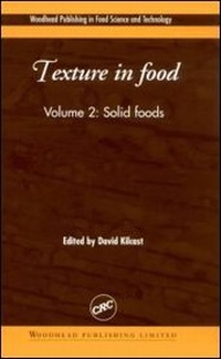 Enlarge image Cover: Texture in Food - Taylor & Francis
