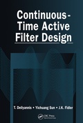 Cover: Continuous-Time Active Filter Design - CRC Press