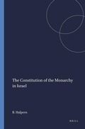 Cover: The Constitution of the Monarchy in Israel - Scholars Press