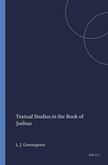 Cover: Textual Studies in the Book of Joshua - Scholars Press
