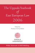 Cover: The Uppsala Yearbook of East European Law 2006 - Wildy, Simmonds and Hill Publishing