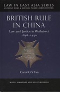 Cover: British Rule in China - Wildy, Simmonds and Hill Publishing