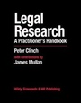 Cover: Legal Research - Wildy, Simmonds and Hill Publishing