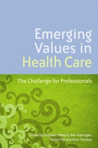 Enlarge image Cover: Emerging Values in Health Care - Jessica Kingsley Publishers