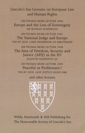 Cover: Sir Thomas More Lectures 2006-2009 - Wildy, Simmonds and Hill Publishing