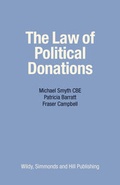 Cover: The Law of Political Donations - Wildy, Simmonds and Hill Publishing