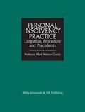 Cover: Personal Insolvency Practice: - Wildy, Simmonds and Hill Publishing