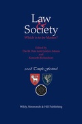 Cover: Law and Society - Wildy, Simmonds and Hill Publishing