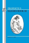 Cover: Elegies: Bk. 3 - Bristol Classical Press