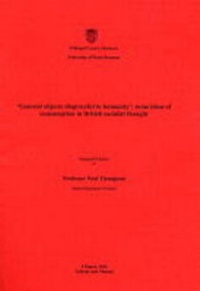 Enlarge image Cover: Unsocial Objects Disgraceful to Humanity - University of Wales Swansea