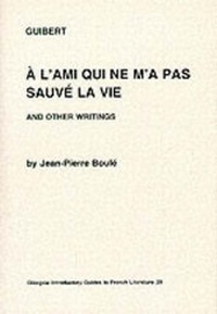 Enlarge image Cover: Guibert - University of Glasgow French & German Publications