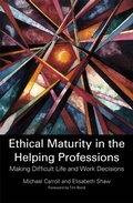 Cover: Ethical Maturity in the Helping Professions - Jessica Kingsley Publishers