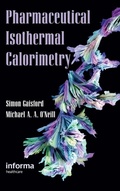 Cover: Pharmaceutical Isothermal Calorimetry - CRC Press