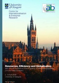 Cover: Resources, Efficiency and Globalisation - University of Glasgow Centre for Internationalization and Enterprise Research