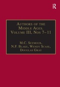 Cover: Authors of the Middle Ages, Volume III, Nos 7-11 - Variorum