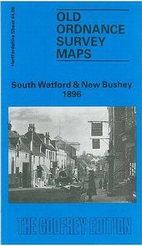 Abbildung von: South Watford and New Bushey 1896 - Alan Godfrey Maps