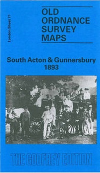Abbildung von: South Acton and Gunnersbury 1893 - Alan Godfrey Maps
